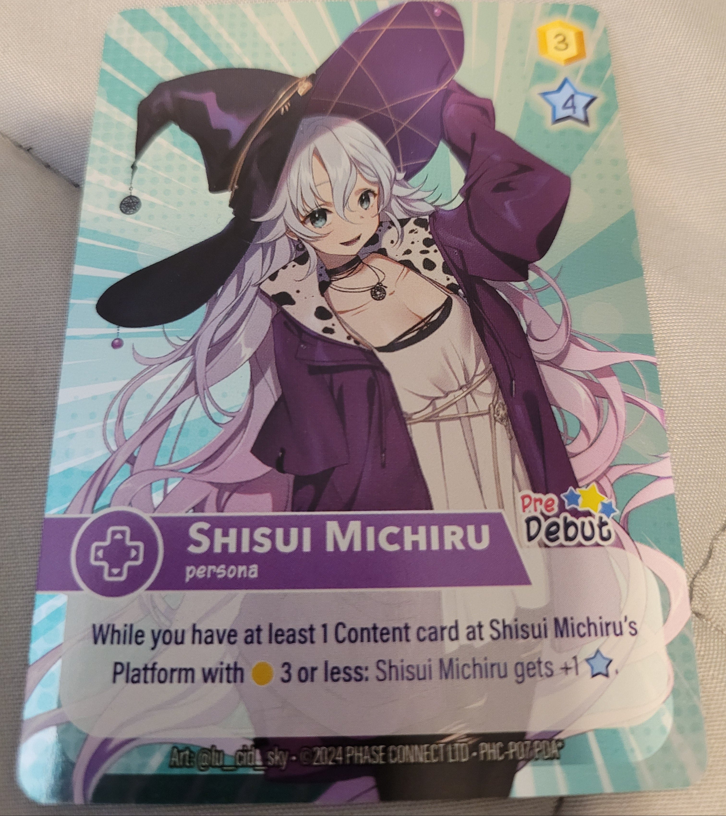 Shisui Michiru Persona PHC-P07 PreDebut A Foil