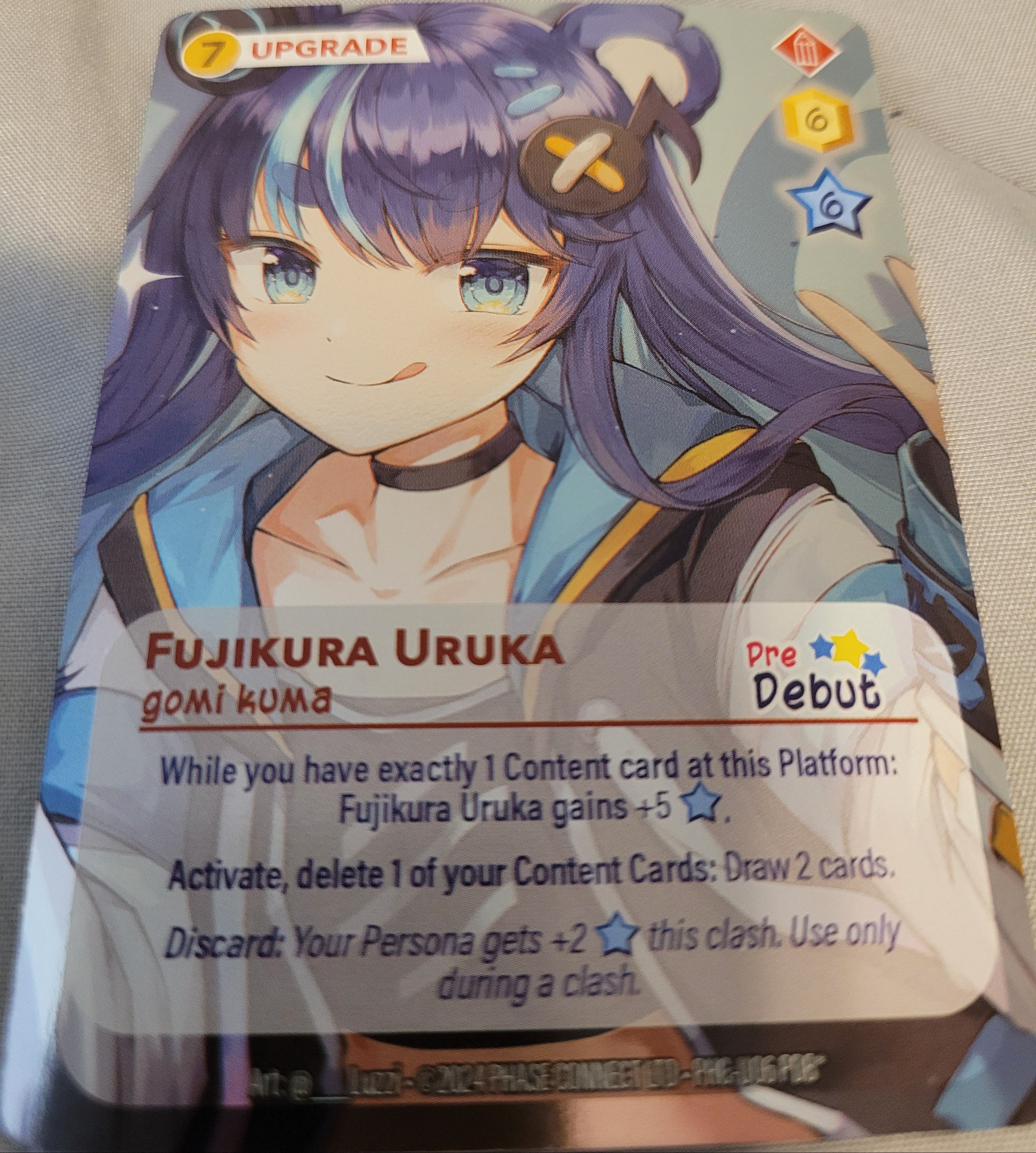 Gomi Kuma Upgrade PHC-U06 PreDebut B Foil