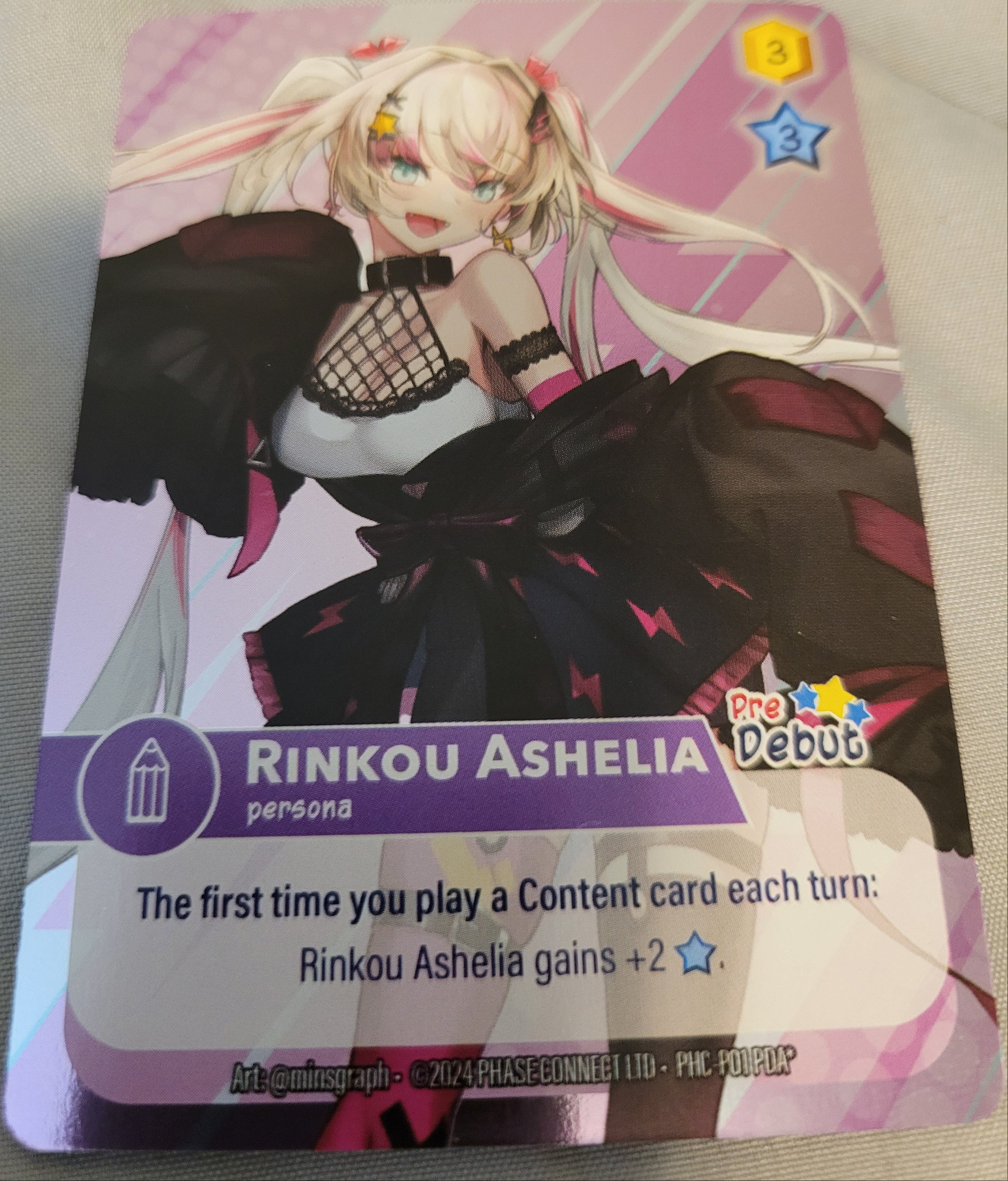 Rinkou Ashelia Persona PHC-P01 PreDebut A Foil