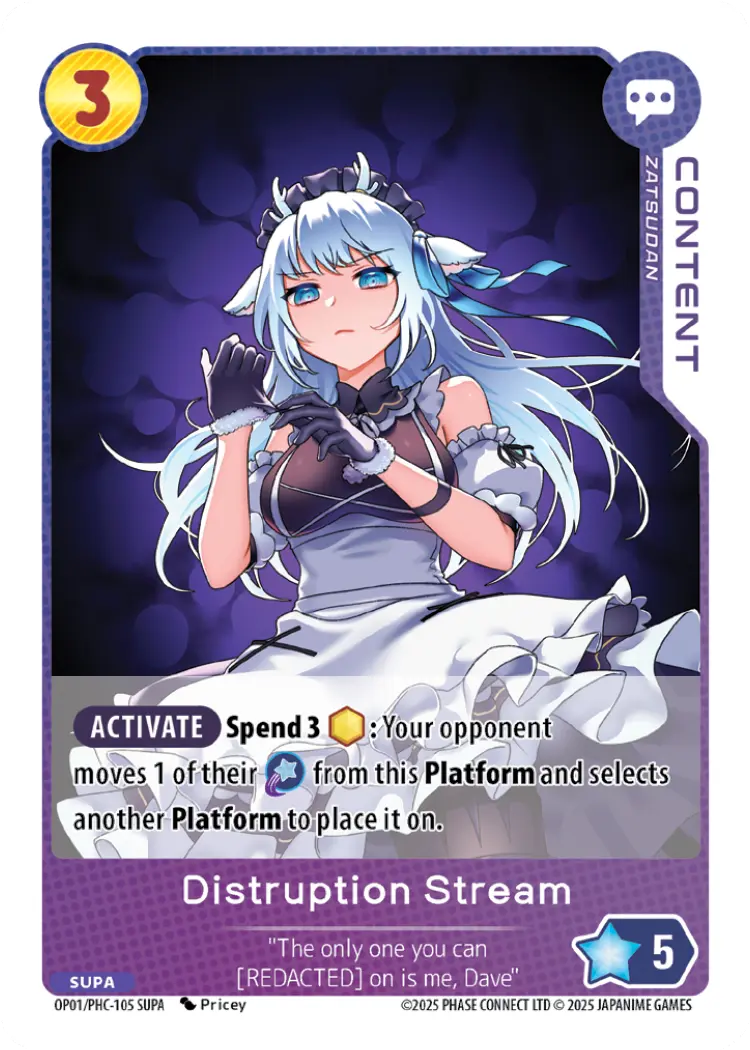 Disruption Stream PHC-105