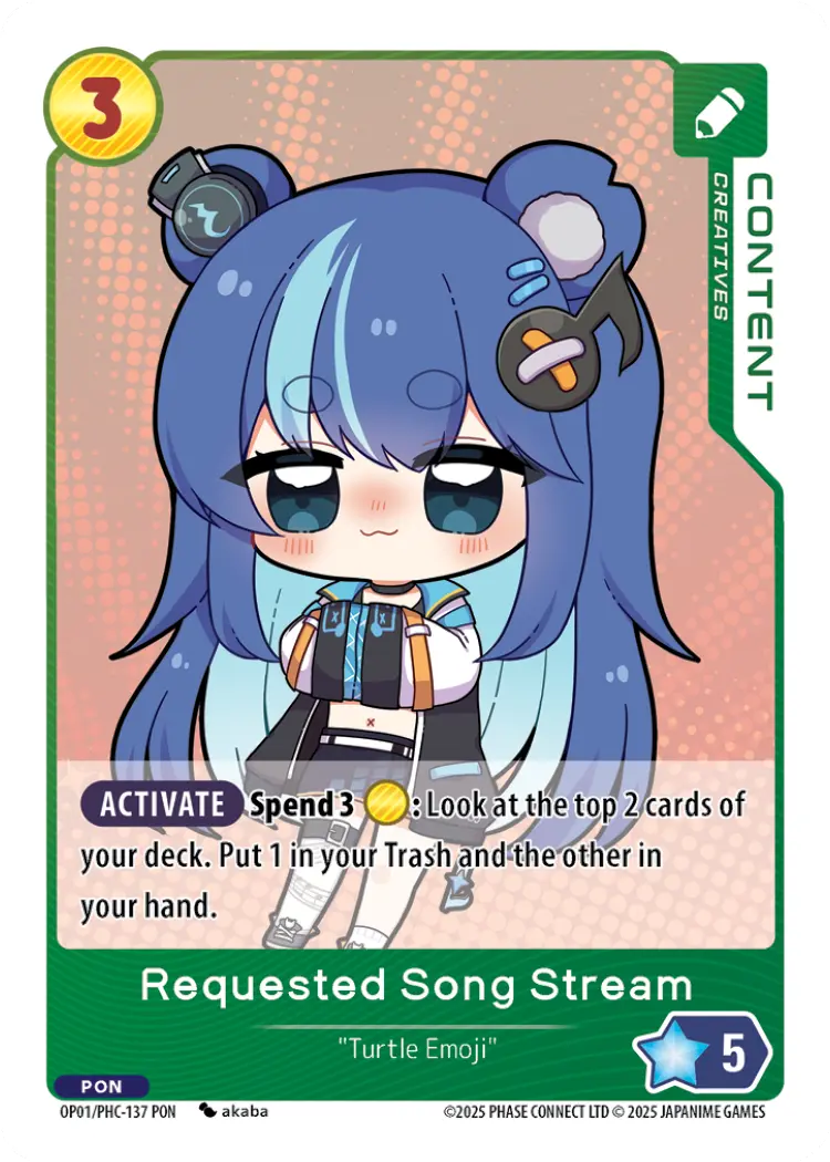 Requested Song Stream PHC-137