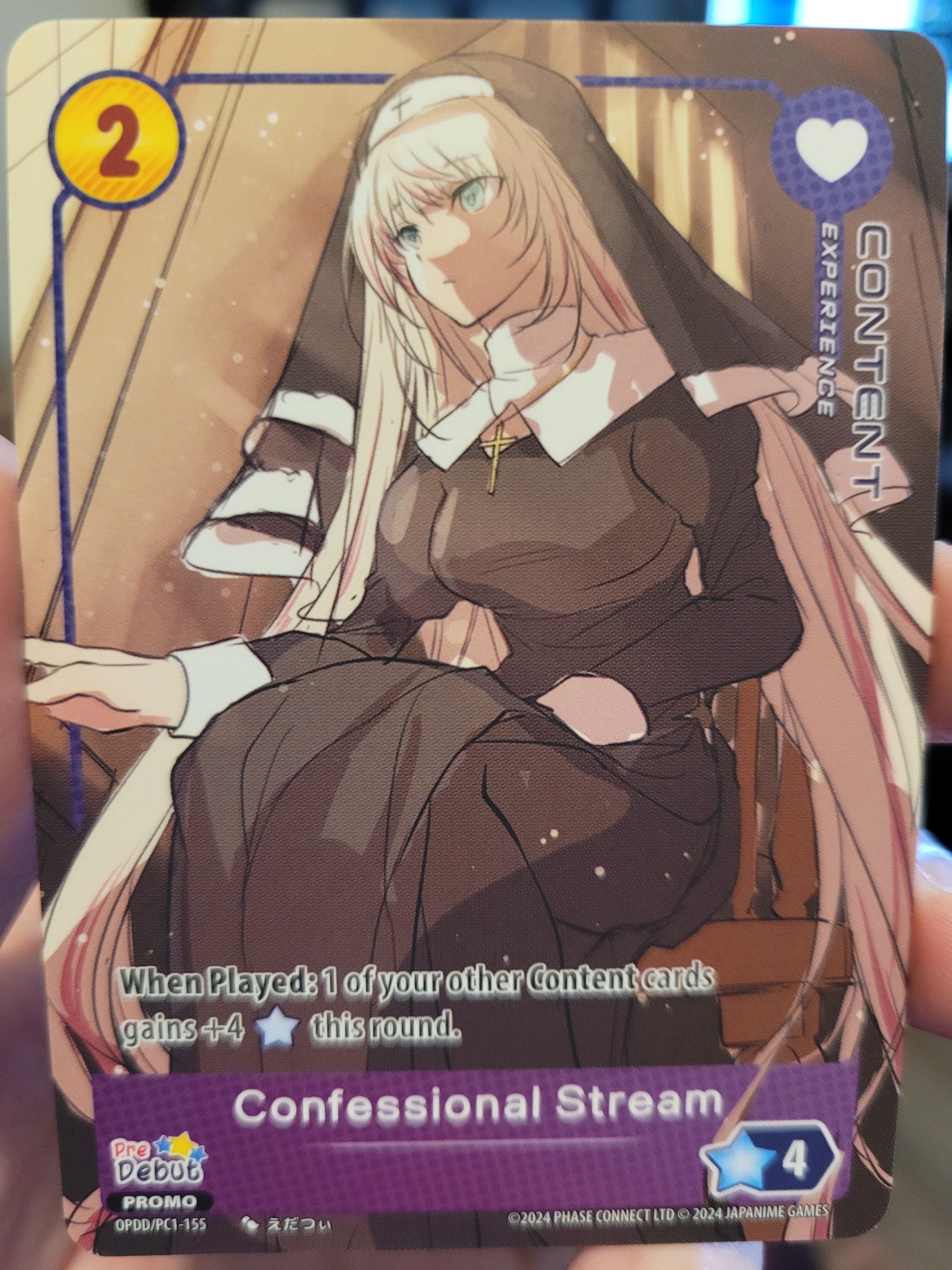 Confessional Stream OPDD/PC1-155