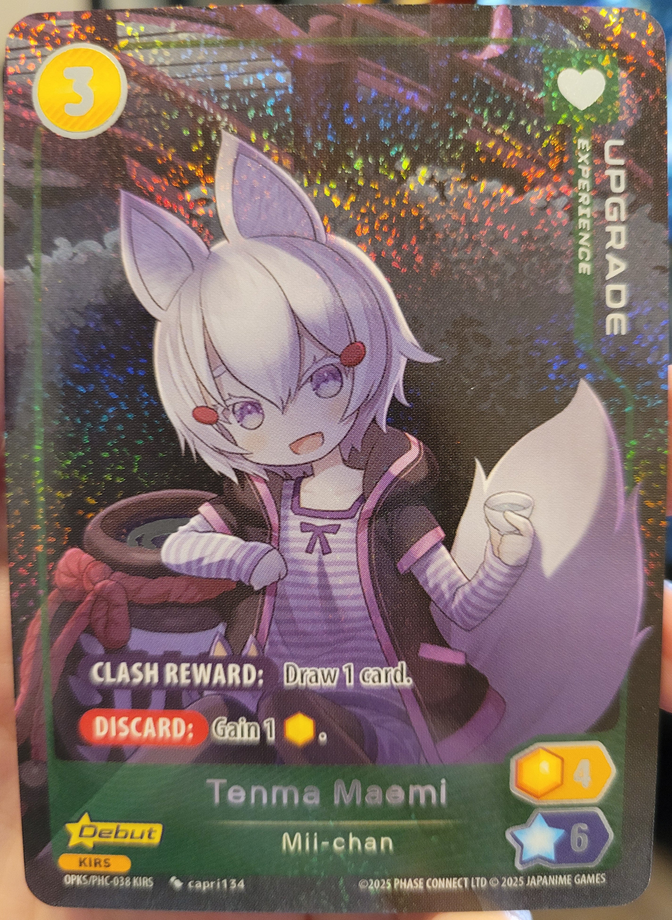 Tenma Maemi Mii-chan Upgrade Kiiro S Supa! Debut PHC-038