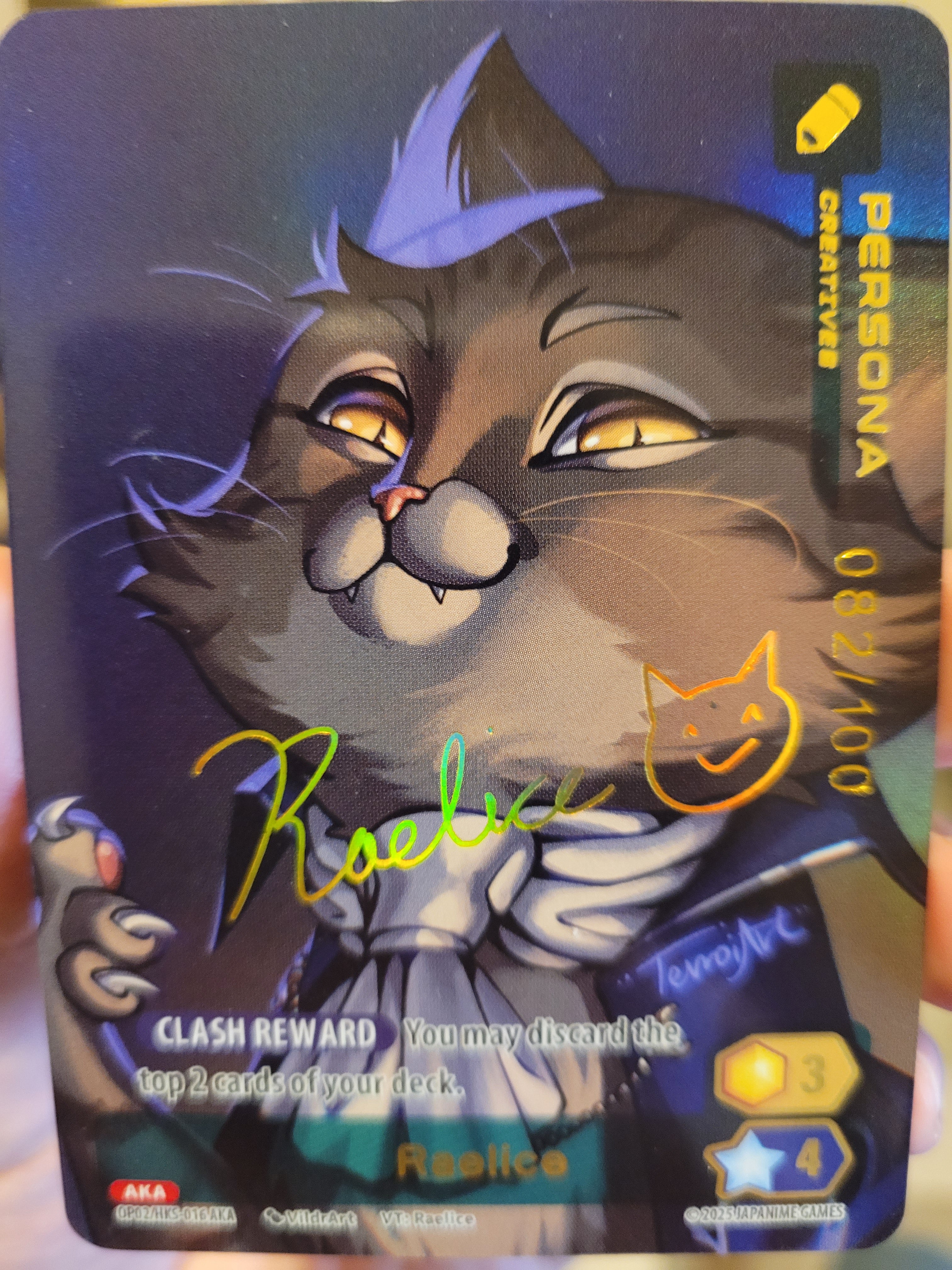 Raelice Persona AKA Supa! Serialized 82/100