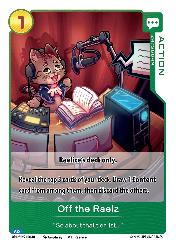 Off the Raelz	HKS-020