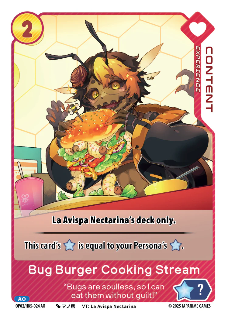 Bug Burger Cooking Stream HKS-024