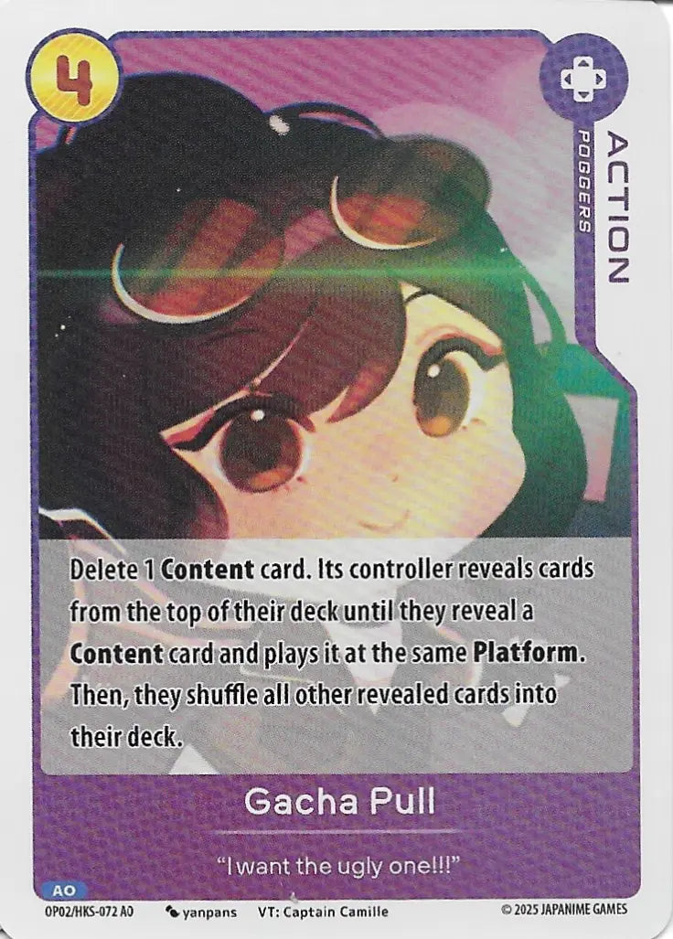 Gacha Pull HKS-072