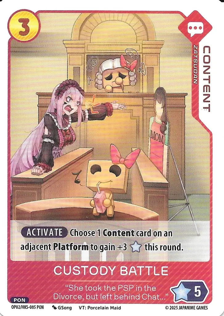 CUSTODY BATTLE HKS-085