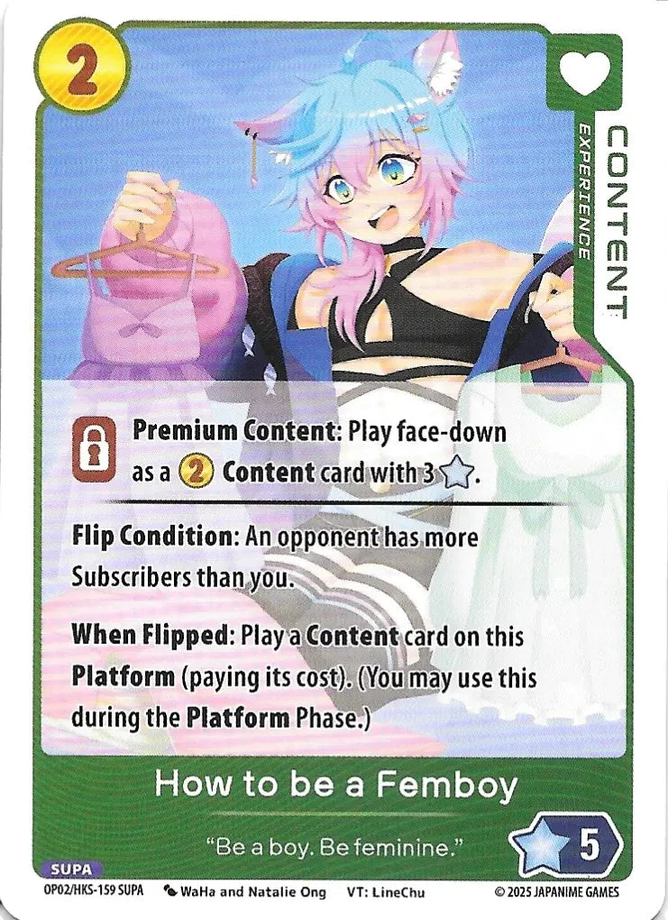 How to be a Femboy HKS-159