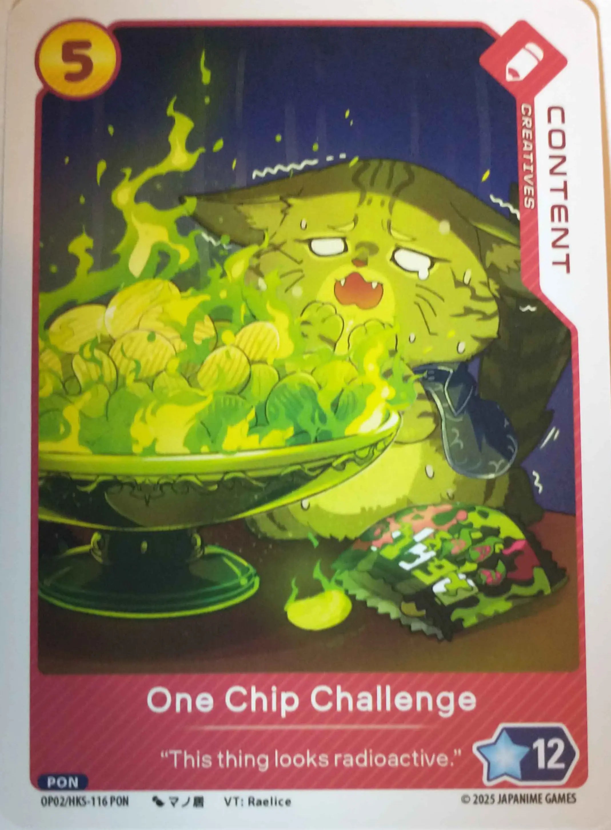 One Chip Challenge HKS-116
